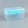 Caja de Herramientas Transparente Promocional Portátil Caja de Papelería y Arte Caja de Almacenamiento de Herramientas y Ferretería Caja de Regalo para Medicamentos