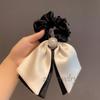 Coreia do Sul Dongdaemun Novo Laço de Cetim Argola de Tripa Corda de Amarração com Brilho Diamante Feminino Acessórios de Cabelo de Alta Qualidade