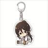 Hell Music Keychain Animação em torno de sapinhos Maru Ehai Ya Esquerda Pendurado Batalhão Guarda Gangue Zuo Chefu Zhi Pingente Acrílico