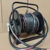 Manguera de salida de agua para lavadora de autos de alta presión, carrete de manguera, manguera de alambre de acero a prueba de explosiones, estante de almacenamiento, accesorios de limpieza, enrollador de bobina