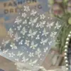 Adesivos de Borboleta para Nail Art 2026 Novo Tendência 3D Em relevo Cristal Diamante Concha Brilho Decalques de Unha Acessórios