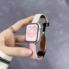 Adecuado para Correa de Apple S12/9/8/7/6 Watch Iwatch5432Se Cuero Ins Hebilla Magnética Pulsera Correa de Reloj