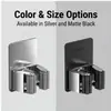 Soporte de Acero Inoxidable para Mopa y Escoba Montado en Pared, Sin Taladro Autoadhesivo Resistente Organizador para Baño Cocina