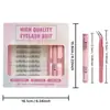 Kit de Cílios Postiços Transfronteiriço, Grande Capacidade, Segmentado, Realista, Volumoso, Natural, Fácil de Usar para Iniciantes