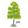 Plantas Verdes Simuladas, Modelos de Árvores em Miniatura, Artesanato DIY para Micro-Paisagismo, Maquetes Arquitetônicas para Mesa de Areia, Árvores Prontas