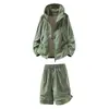 Conjunto Ligero de Protección Solar para Exteriores Unisex Verano UPF50+ Repelente al Agua Holgado Transpirable Secado Rápido Ropa de Protección Solar