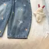 Pantalones de niña timo otoño 2026 nuevos elegantes para bebé casual largos primavera y otoño vaqueros rectos de moda para niños