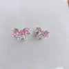 Retención de Color Alta Diamante de Color Diamante Lazo Caja Mágica Separador de Cuentas Pulsera de Cristal Collar Colgante DIY Accesorios Hechos a Mano