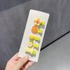 Horquilla para el pelo para niña, bonita horquilla con forma de fruta de dibujos animados de arenas movedizas, pinza para el pelo con lentejuelas para bebé, accesorios para el cabello, pinza para flequillo lateral para niña pequeña