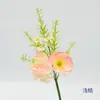 Ramo Aromaterapia Flor de Amapola Artificial, Decoración Hogareña Flor de Seda, Pegatina para Refrigerador, Decoración de Arreglo Floral, Arreglo en Florero Aromaterapia Flor Artificial