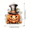 Pendente Decorativo para Carro Acrílico Plano Estilo Gótico Transfronteiriço Novo Produto de Halloween
