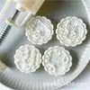 Reunión de Mitad de Otoño ConejoMolde para Pastel de Luna50g Molde para Pastel de Frijol Mungo Prensado a Mano