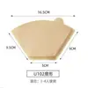 Papel de Filtro para Café, Malla de Filtro para Café, Papel de Filtro en Forma de Abanico, Papel de Filtro para Café en Polvo con Oreja Colgante Tipo Goteo y Taza de Filtro V60