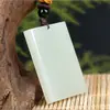 Venta al por mayor de fábrica imitación Jade Hetian Jade Blanco colgante sin importar material de Mongolia Exterior marca segura colgante collar de jade