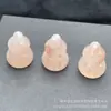 Joyería Natural de Jade Dorado de Seda de Xinjiang, Colgante de Sello de Calabaza Rellena de Flor de Durazno, Accesorios que se Pueden Usar como Llavero para Teléfono Móvil