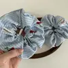 Scrunchie Bordado de Cereja Doce e Fofo, Elástico de Cabelo Elegante e Estiloso para Mulheres