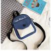 Nova bolsa de ombro pequena quadrada de lona grande capacidade transversal bolsa feminina moda mini bolsa feminina costura multicolorida bolsa feminina