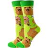 Calcetines de otoño e invierno de Amazon para mujer, calcetines de animales, calcetines de frutas, calcetines de marea para hombre, calcetines de comida divertidos.