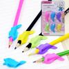 Duoqi 8418 estudante escrevendo silicone caneta caso crianças gel caneta aperto pequeno peixe caneta grip corretor 6 peças