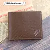 Venta Caliente Transfronteriza Cartera para Hombre 80% de Descuento Cartera de PU Portatarjetas Gran Capacidad Billetera para Monedas Pequeña Envío Directo