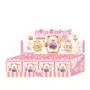 Moderna Nueva Popular Caja Ciega de Dibujos Animados de Cristal Luna Mitad Grasa Fufu Figura de Cristal Decoración de Escritorio de Moda