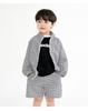 Ropa Infantil Ins estilo Coreano Abrigo a Cuadros Delgado de Verano para Niños Pequeños y Medianos Traje Cárdigan Protector Solar de Manga Larga para Niños y Niñas Set de Dos Piezas