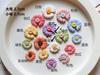 Gomas para el Cabello de Niñas Accesorios DIY Funda de Teléfono Flor de Girasol y Margarita de Resina Mismo Estilo Nan19