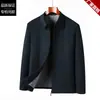 Chaqueta de alta calidad, nuevo estilo fino de primavera y otoño, chaqueta de solapa para hombre estilo business casual sin planchado, modelo popular de alta calidad