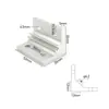 Asiento de Esquina de Perfil de Aluminio 20 30 40 45 60 80 Estándar Europeo Estándar Nacional Ángulo Recto de 90 Grados Extrusión Código de Esquina Conector