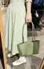 Misma Fuente que una Marca Cierta ~ Bolso de Hombro Individual Tejido a Mano con Asa Larga para Mujer, Nuevo Bolso Tejido de Gran Capacidad para el Verano