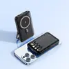 Comercio Exterior Transfronterizo se Especializa en Suministrar Power Banks Inalámbricos Magnéticos Magsafe con una Capacidad de 20,000 mAh, con Cable Incorporado, Adecuados para Uso en Aviones, Venta al por Mayor