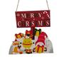 Adornos navideños pequeños de madera con puntos, decoraciones, regalos navideños, accesorios para el hogar hechos con virutas de madera, artesanías de madera pintadas.
