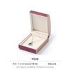 Caja para Pulsera Anillo Collar de Cuero Cepillado Transfronteriza Caja de Joyería Curvada Personalizada Embalaje de Joyería de Alta Gama
