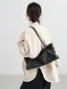 Nuevo producto 2026: diseño de nicho, bolso de hombro de cuero minimalista, bolso tote, bolso baguette moderno y casual para mujer