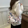 Bolso de Lona de Moda Casual para Mujer 2025 Nuevo Estilo Coreano Bolso Bandolera Gran Capacidad Personalizado Bolso de Mano Hombro Bolso Tote