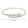 Pulsera de Cadena de Garra de Fábrica de Origen Europea y Americana con Forma de Serpiente con Pedrería Simple para Fiesta de Noche Moda Zirconio Joyería Transfronteriza de Comercio Exterior