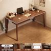 Escritorio para Uso en Casa, Escritorio de Estudio para Estudiantes, Escritorio Sencillo para Escribir, Escritorio con Patas de Madera Maciza para Casa de Alquiler, Estación de Trabajo para Dormitorio, Escritorio para Computadora