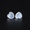 Accesorios para joyería de oído transparentes y ecológicos para hacer tú mismo, tapones para orejas, pendientes de botón, tapones de silicona para los oídos, tapones de plástico, fabricantes, venta al por mayor