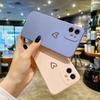 Nueva funda de TPU con diseño de amor bronceado y agujeros finos para Apple 15, funda blanda para iPhone 16/14, 7 Plus/12 PM