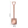 Colher de melancia de aço inoxidável para uso doméstico, colher de alto valor, colher de sobremesa criativa dourada, colher de pá, colher de bolo infantil, atacado