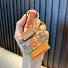 Llavero de Cámara Instantánea Brillante de Dibujos Animados con Luz, Llavero de Juguete de Cámara, Colgante para Aliviar el Estrés para Estudiantes, Regalo de Máquina de Garra
