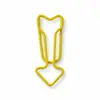Clips de papel creativos en forma de flecha, los más vendidos transfronterizos, disponibles en 4 colores, clips de papel recubiertos de PET, en stock en la fábrica, se envía dentro de las 48 horas
