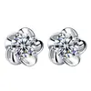 Aretes de botón Weiyuan plateados al por mayor estilo coreano temperamento de ciruelo aretes de botón de ciruelo chapados en platino aretes Zhang Ziyi oferta especial