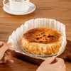 Caja para pastel vasco transparente 4 pulgadas caja para pastelería caja de empaque para llevar caja para pastel de frutas caja para postre grado alimenticio horneado
