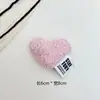 Broche Pingente Criativo de Lã de Cordeiro Coração Colorido Fofo Moda Coração de Pêssego DIY Acessórios de Carro Sapatos e Chapéus Acessórios de Joias