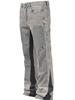 Macacão jeans masculino, moda europeia e americana, macacão com patch elástico explosivo, calça jeans laminada e flare