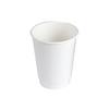Vasos de Papel Desechables Gruesos para Café, Personalizados para Bebidas Calientes y Frías, con Tapas, Vasos de Papel para Té de Leche, Vasos de Papel Blancos Huecos de Doble Capa Anti-quemaduras