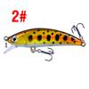 Cebo Luya de lance largo señuelo artificial Mino señuelo duro plástico de hundimiento lento cebo para lanzar micro-objetos cebo para peces cocked cebo biónico