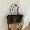 Bolso de Lunares para Mujer 2026 Nuevo Verano Moda Tendencia Retro Versátil Bolso de Hombro Gran Capacidad Bolso para el Trabajo Debajo del Brazo