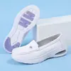 Sapatos de Enfermagem em Estoque para Mulheres, Primavera e Verão, com Amortecimento a Ar, Solado Macio, Respirável, Antiderrapante, Sapatos de Trabalho para Hospital, Atacado, Comércio Exterior, Dropshipping